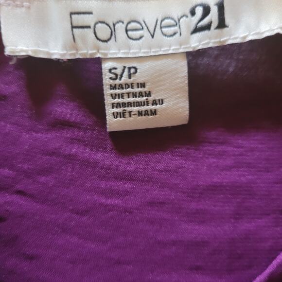 Purple Ruffle Tank Size Small - Picture 3 of 4